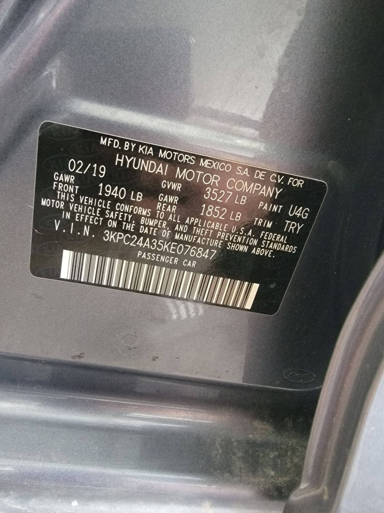 HYUNDAI ACCENT - Exterior